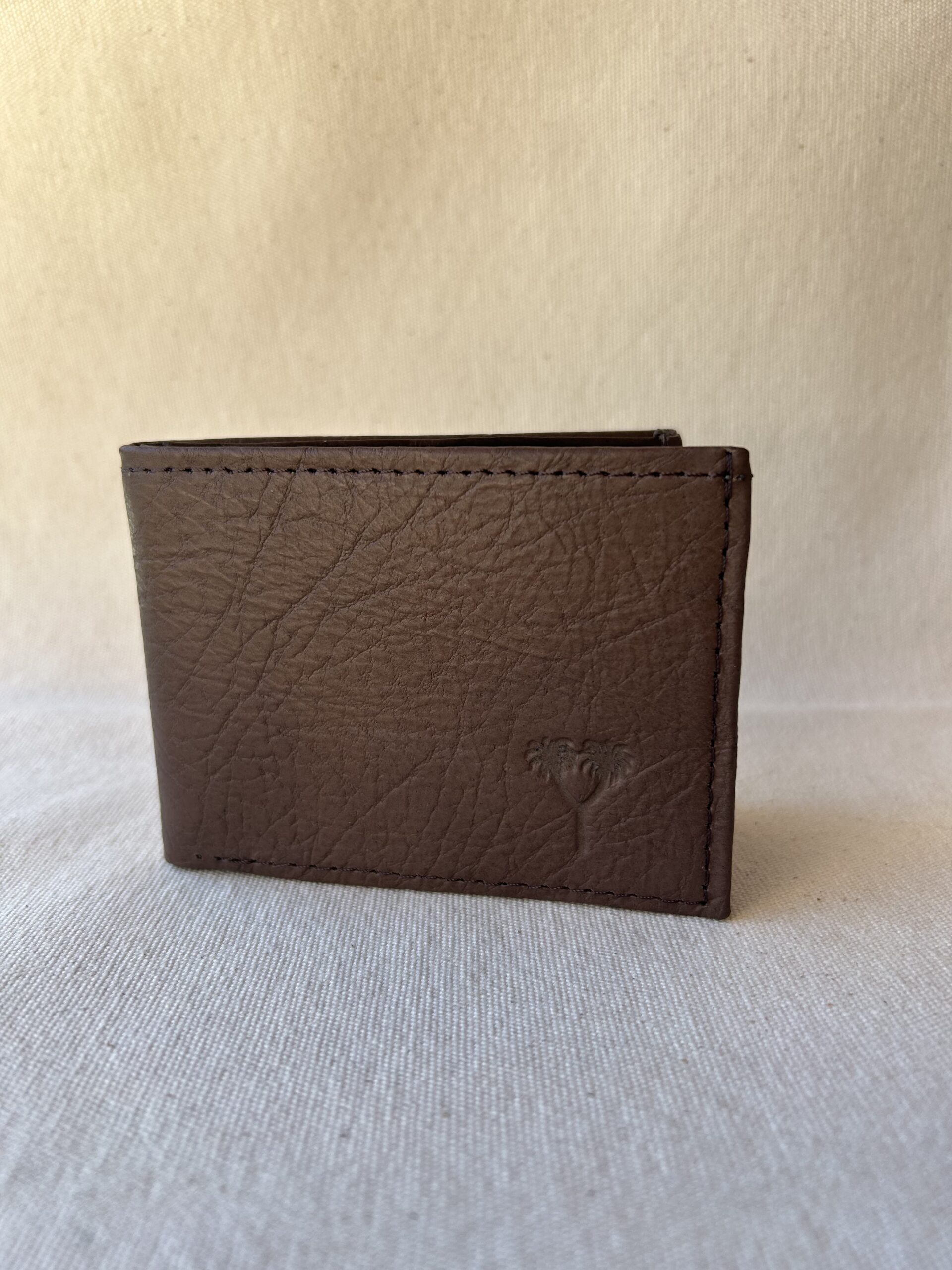 Billetera Dolar simple de cuero art 8141(marrón)